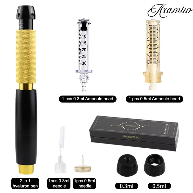 Axamiw 2 in 1 Hyaluronic Pen - Two heads (0.3ml &amp; 0.5ml)